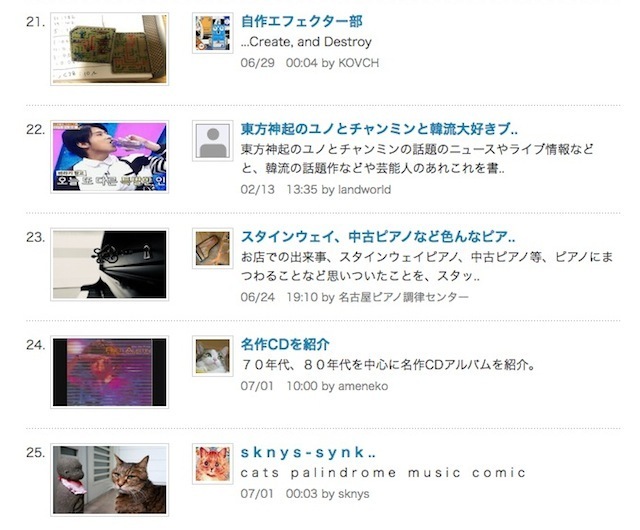 「音楽」ブログランキング